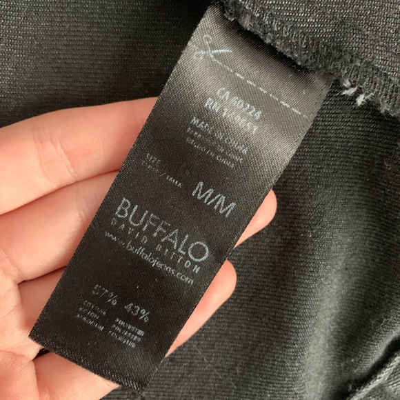 Buffalo Jean Jacket Medium, Black, Butterfly & Swallow Embroidery - Picture 3 of 3